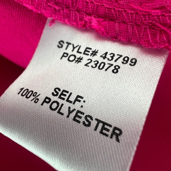 Skip es Are Blue Hot Pink Spaghetti Strap Top - Picture 5 of 6